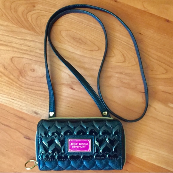 Betsy Johnson black mini crossbody - Picture 2 of 7